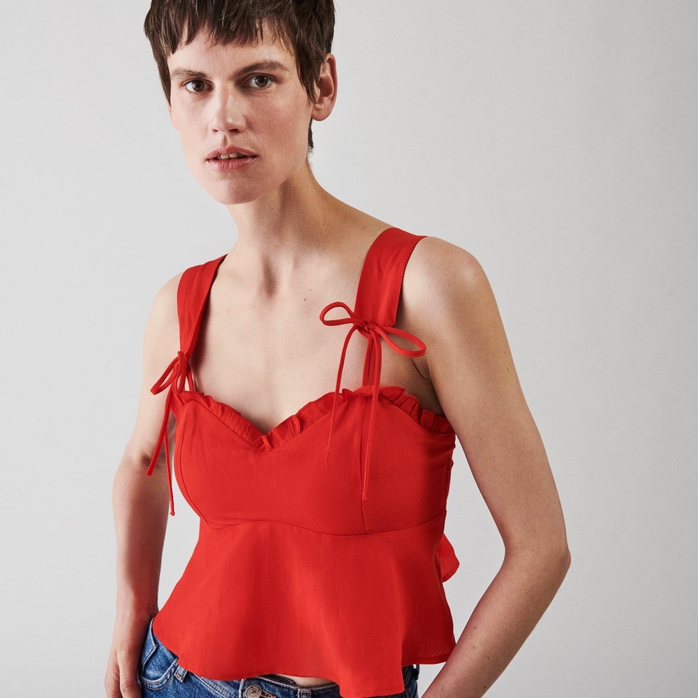 Zara Strappy Tied Top